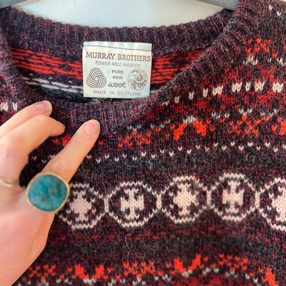 Sweaters - 100% wool Scottish knit.  Size M